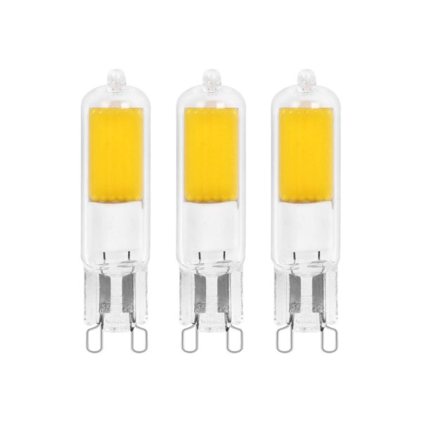 Arcchio Ampoule à broche LED, G9, 4W, 3000K, lot de 3 Arcchio
