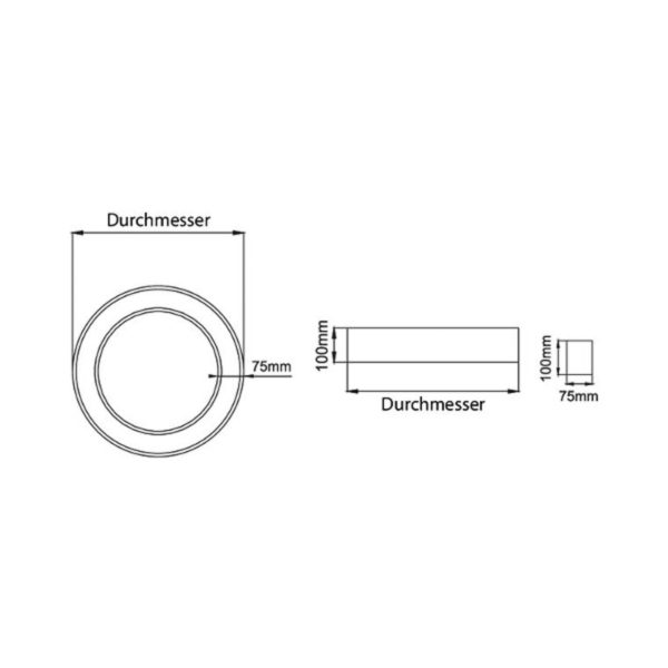 BRUMBERG Biro Circle Ring, Ø 45cm, on/off, argent, 4.000 K BRUMBERG