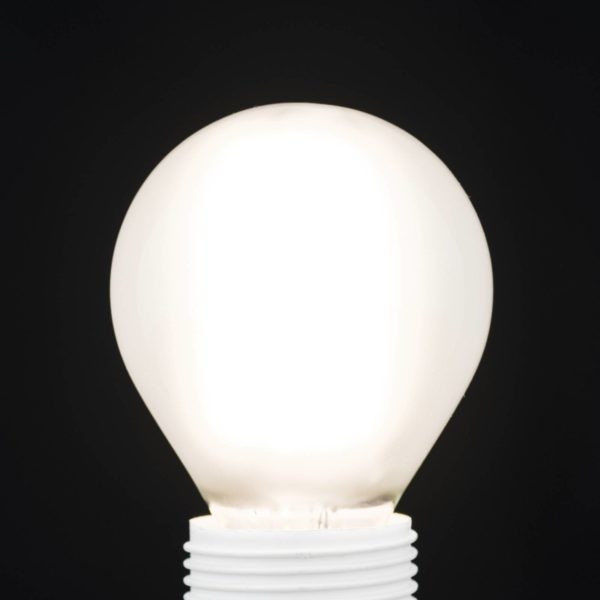 Orion Ampoule LED, E27 G45, mate, 6W, 827, 720 lm, intensité variable Orion