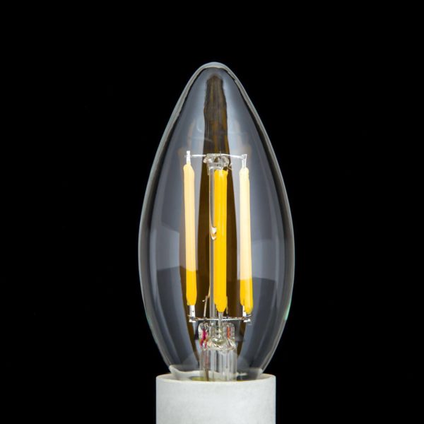 Orion Ampoule LED filament E14 C35 claire 6W 827 720lm à intensité variable Orion