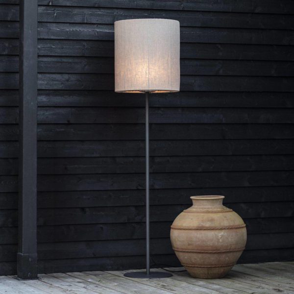 PR Home Lampadaire d’extérieur Agnar, gris foncé/blanc, 156 cm PR Home