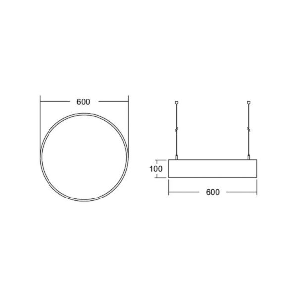 BRUMBERG Biro Circle direct Ø 60 cm