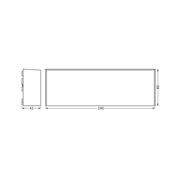 LEDVANCE Applique d’extérieur LED Endura Style Ivo, gris foncé LEDVANCE