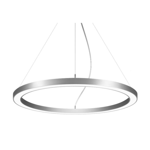 BRUMBERG Biro Circle Ring5 direct Ø 75 cm DALI argent 3000 K BRUMBERG