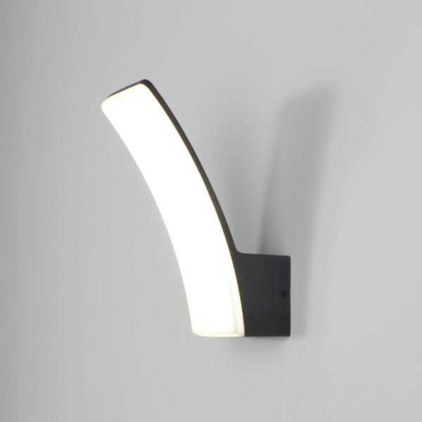 Eco-Light Applique d’extérieur LED Kairo, anthracite, plastique Eco-Light