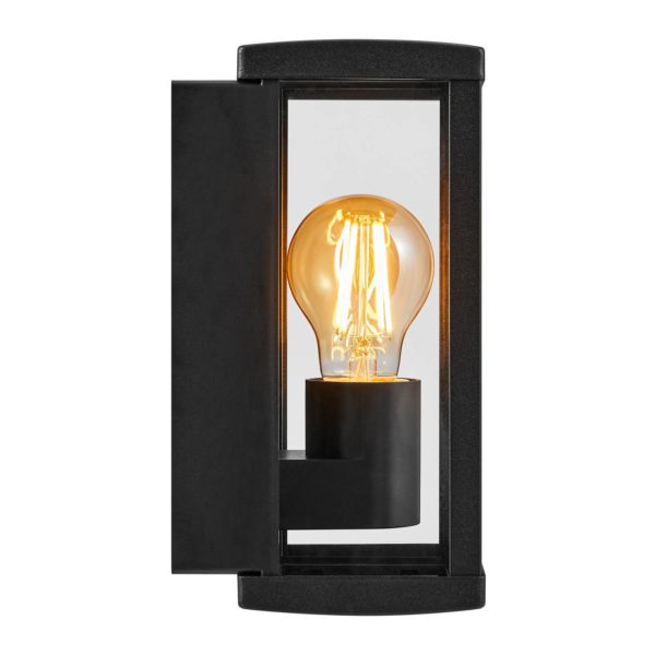 Nordlux Applique d’extérieur Luchy, lanterne, noir, métal, E27 Nordlux
