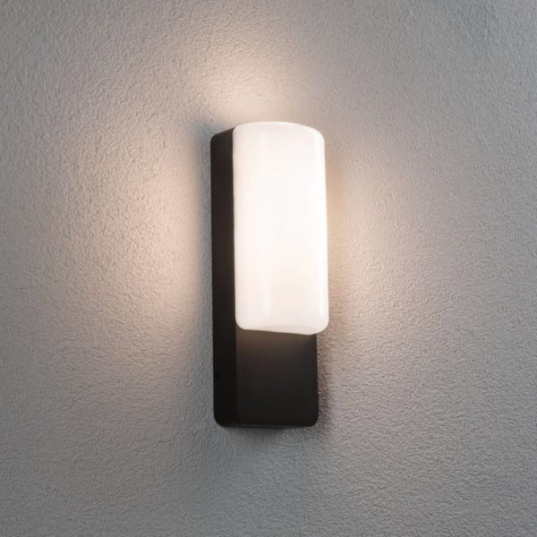 Paulmann Applique d’extérieur LED Bonnie, aluminium, anthracite Paulmann