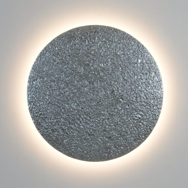 Holländer Applique murale LED Meteor, argenté, Ø 100 cm, fer Holländer