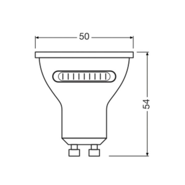 OSRAM Réflecteur LED GU10, PAR16, CCT, 4,2 W, 36 °, 400 lm Osram