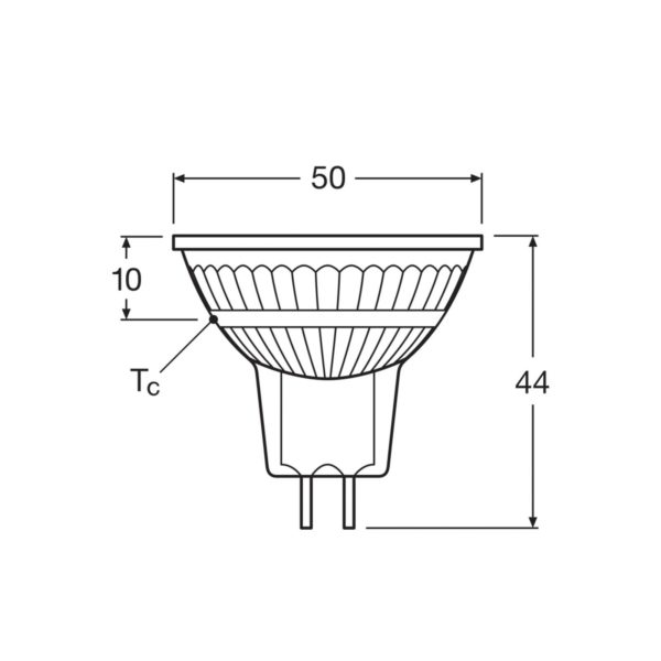 OSRAM Réflecteur LED, GU5,3, 4,3 W, 12 V, 2.700 K, 120 ° Osram