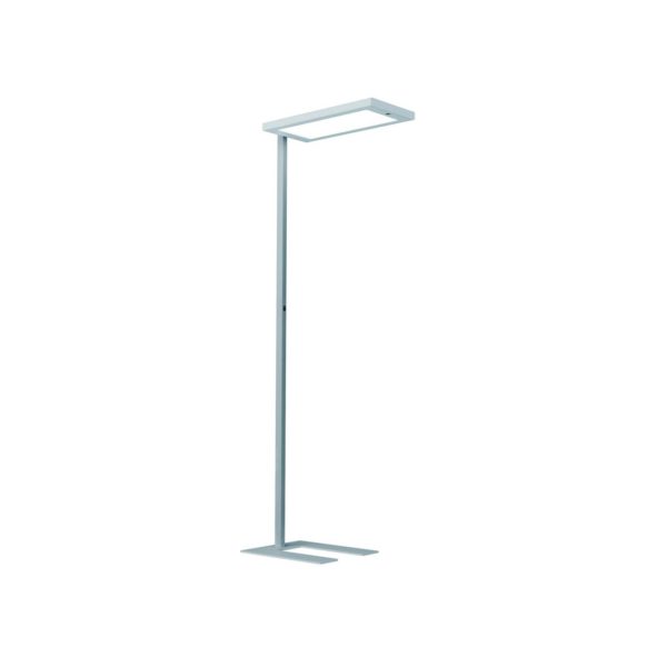 Waldmann Lampe sur pied LED Lavigo Core DPS 12500/840/R/G1, argent, détecteur Waldmann