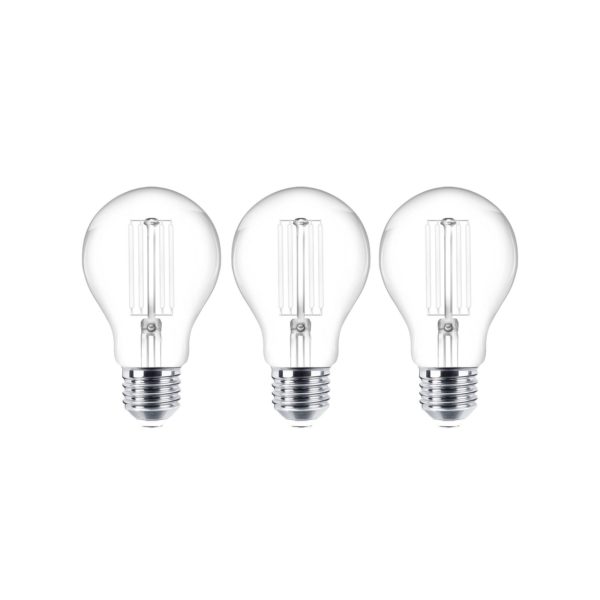 Lindby Ampoule LED filament E27 claire 7W 2700K 806lm 3pcs LINDBY