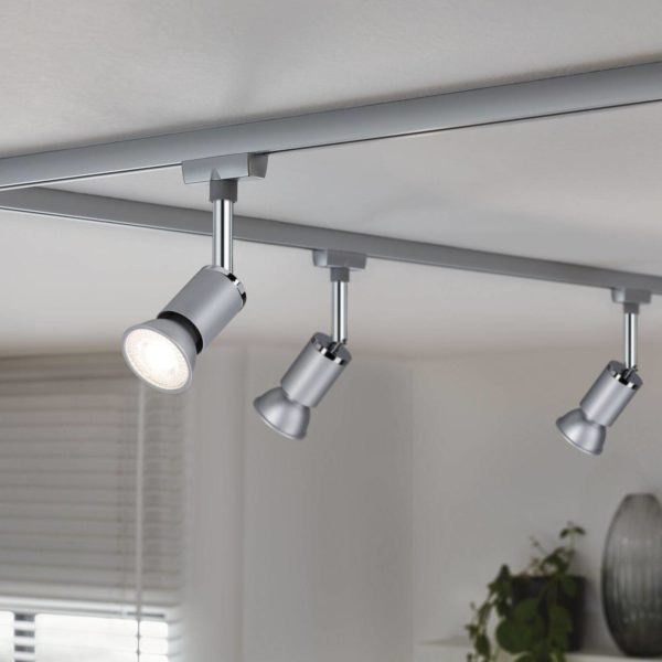 Paulmann Réflecteur LED 4.000 K chromé GU10 8 W à intensité variable 36 Paulmann