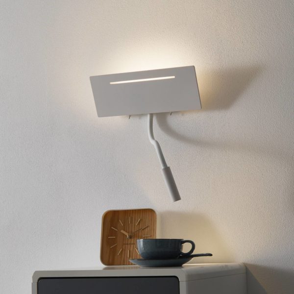 ACB ILUMINACIÓN Ariel – applique LED blanche avec liseuse ACB ILUMINACIÓN