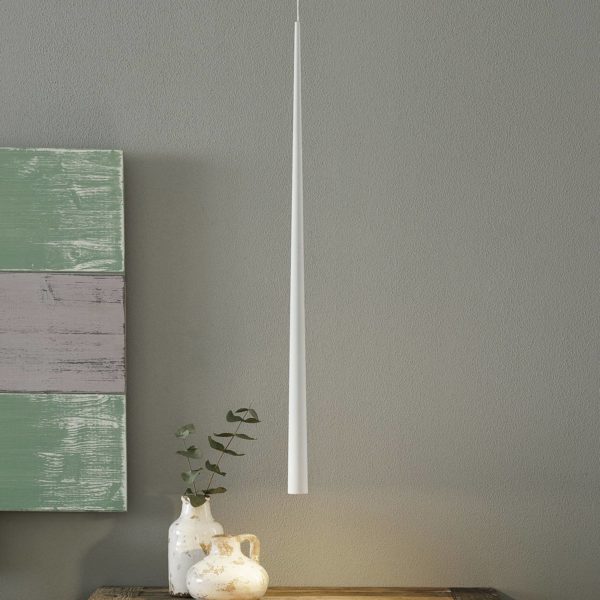 ACB ILUMINACIÓN Bendis – suspension LED élancée en blanc ACB ILUMINACIÓN