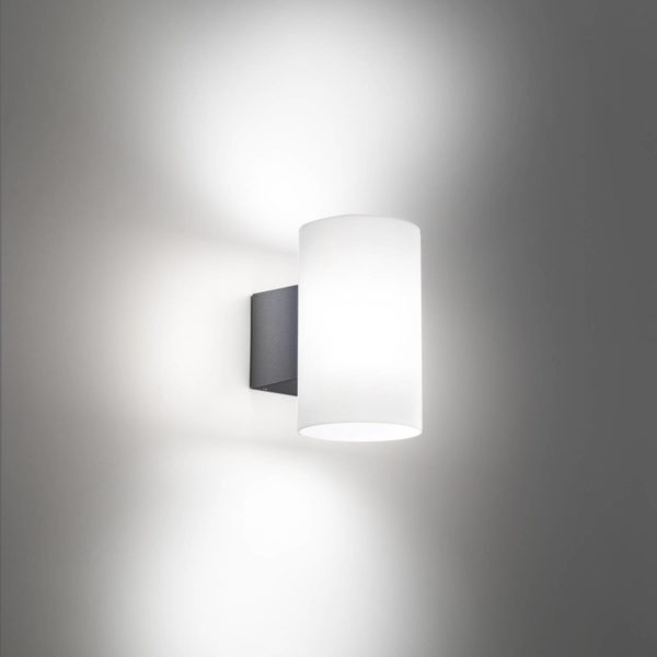 Ailati Applique d’extérieur LED Bianca en gris foncé Ailati