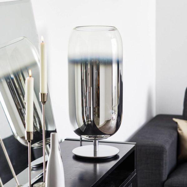 Artemide Gople lampe à poser argentée/argentée Artemide