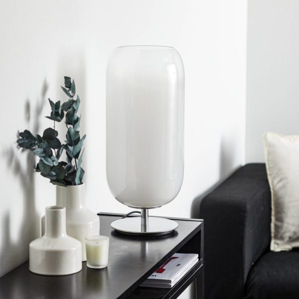 Artemide Gople lampe à poser blanche/argentée Artemide