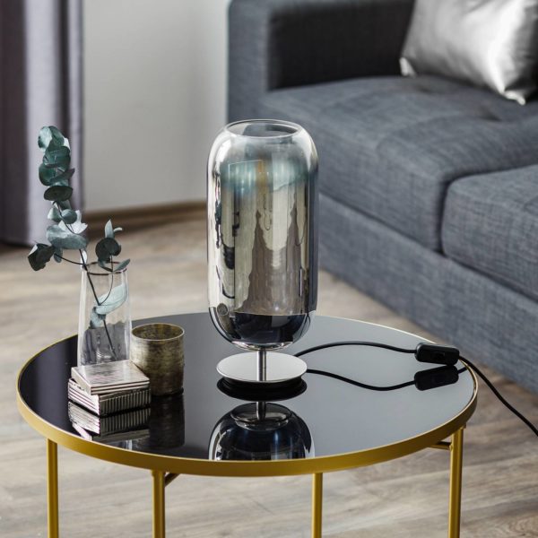 Artemide Gople Mini lampe à poser argent/argent Artemide