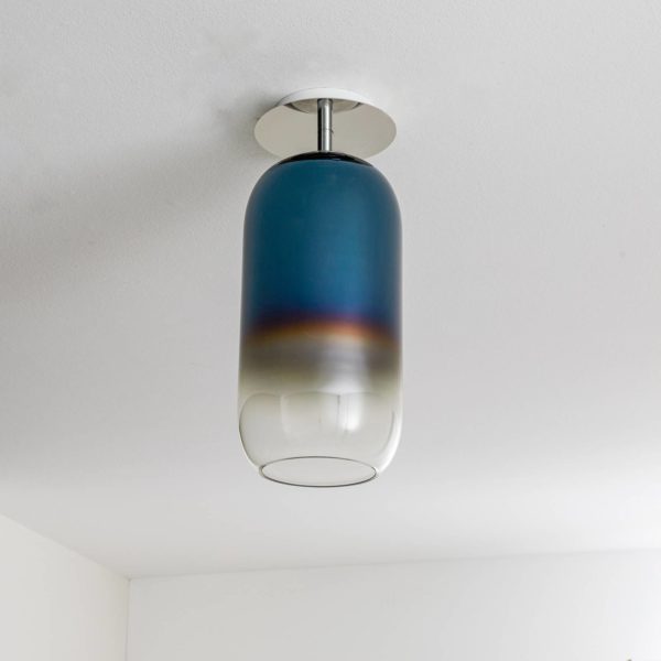 Artemide Gople plafonnier bleu/argenté Artemide