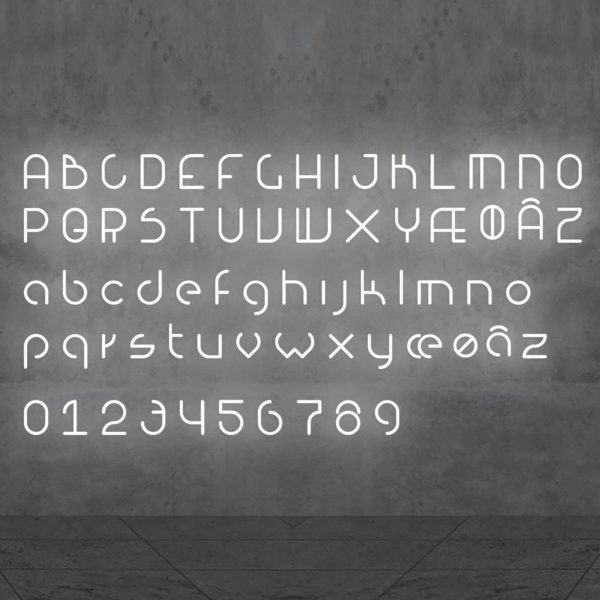 Artemide Alphabet of Light applique majuscule Z Artemide
