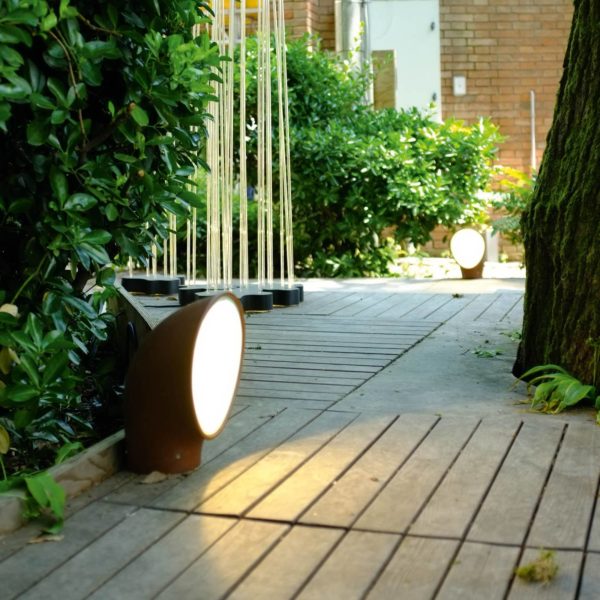 Artemide Piroscafo potelet LED IP65, gris Artemide
