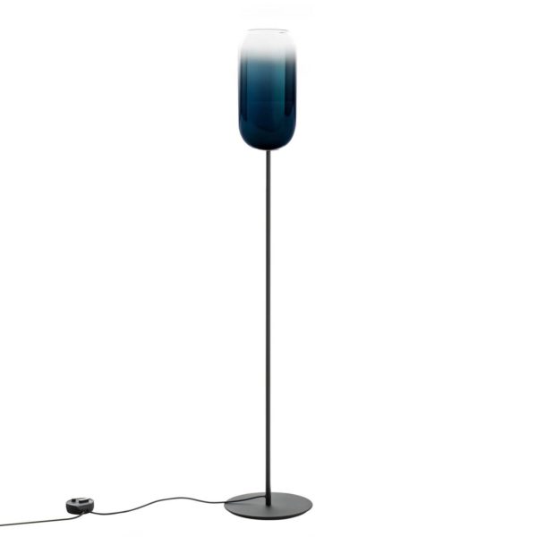 Artemide Gople lampadaire, bleu/noir Artemide