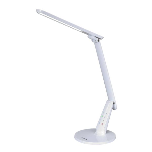 Aluminor Lampe bureau LED Swingo panneau commande blanche Aluminor