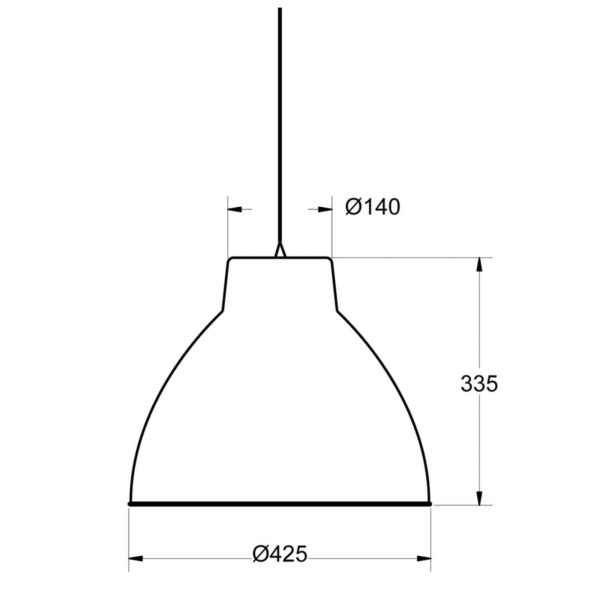 Aluminor S2089 suspension au style industriel Aluminor