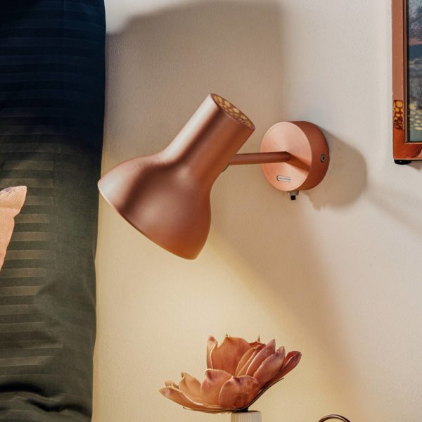 Anglepoise Type 75 Mini Metallic mur, cuivre bril. Anglepoise