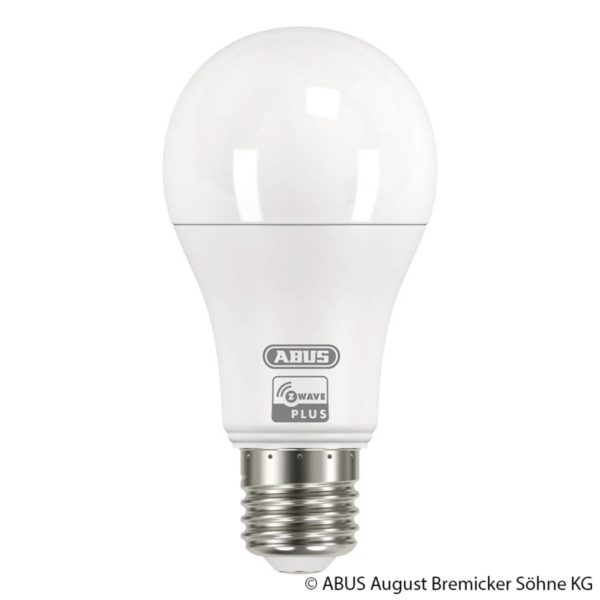 ABUS Z-Wave E27 9 W ampoule LED, blanc chaud Abus