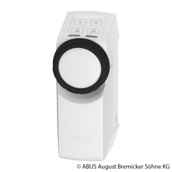 ABUS Entraînement de serrure de porte Z-Wave HomeTec Pro, blanc Abus