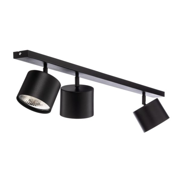 ALDEX Plafonnier 1047 à 3 lampes, noir ALDEX