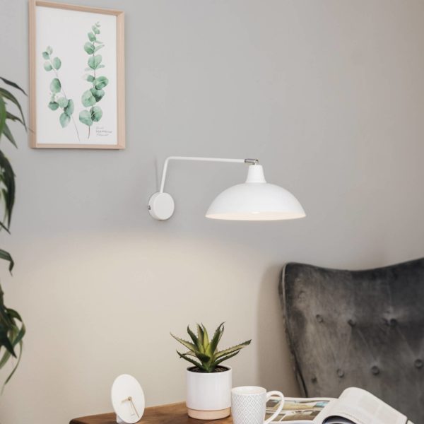 ALDEX Applique 1036 à 1 lampe, blanche ALDEX