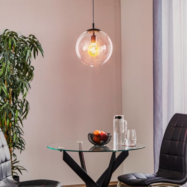 ALDEX Suspension 562, transparent, embout/rosace noir ALDEX