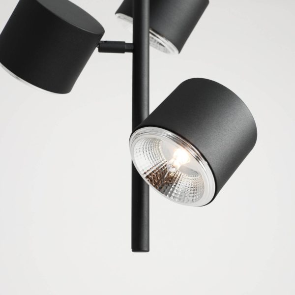 ALDEX Suspension 1047E, à 3 lampes, noire ALDEX