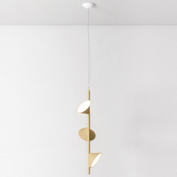 Axo Light Axolight Orchid suspension LED à 3 lampes sable Axo Light