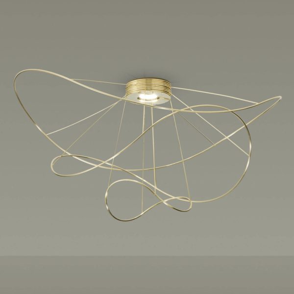 Axo Light Axolight Hoops 3 plafonnier LED, doré Axo Light