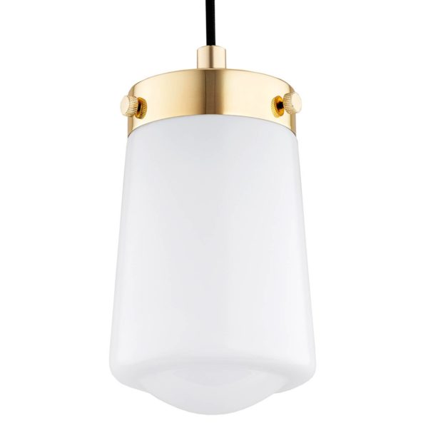 Argon Suspension Pasadena, à 1 lampe, laiton/blanc Argon