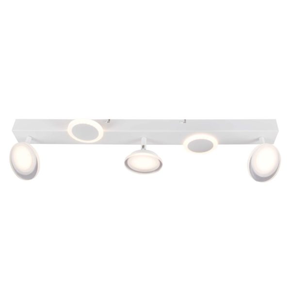 Brilliant Spot pour plafond LED Meriza, 3 lampes, blanc Brilliant