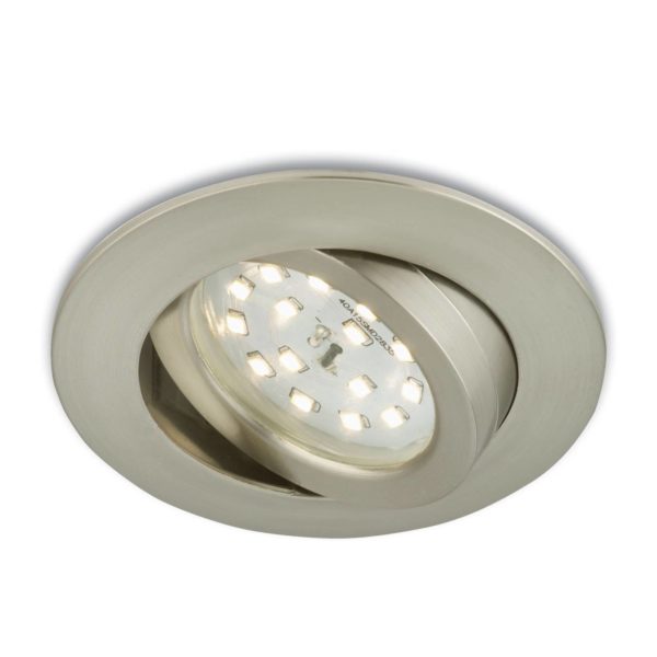 Briloner Spot encastré LED mobile Erik nickel mat Briloner
