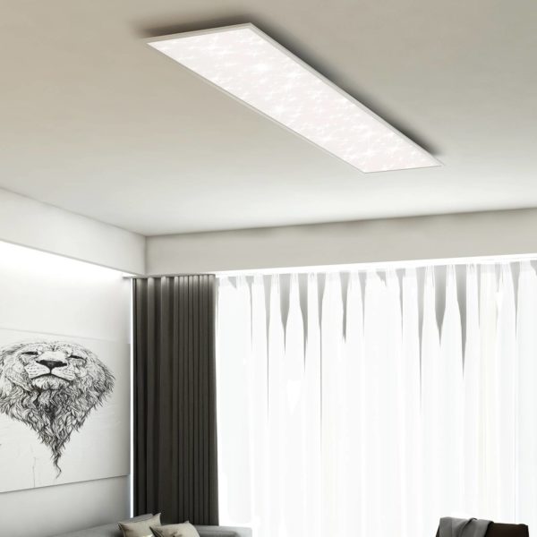 Briloner Panneau LED Pallas blanc CCT 119,5×29,5 cm Briloner