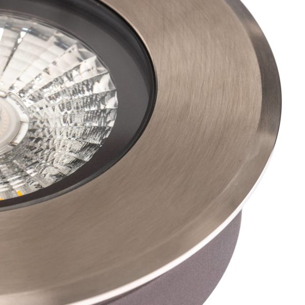 BRUMBERG Hybride Flat luminaire encastré dans le sol LED, 15cm BRUMBERG
