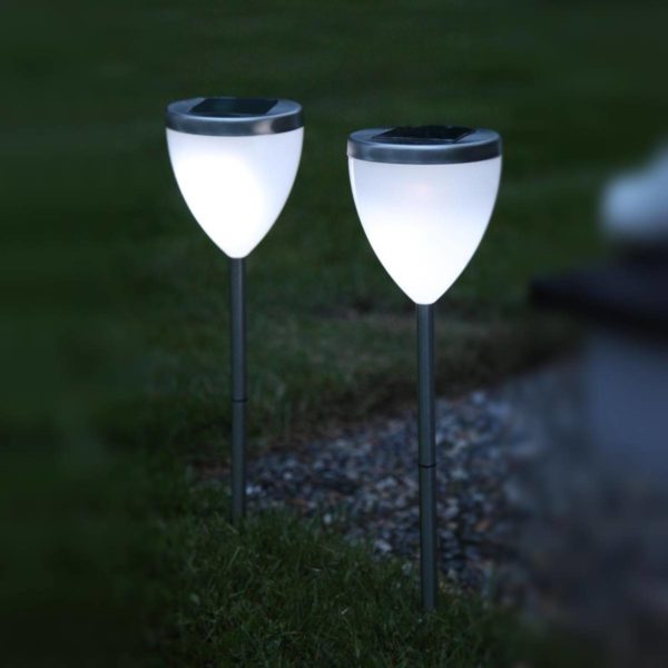 STAR TRADING Set de 2 lampes solaires LED décoratives Jannik STAR TRADING
