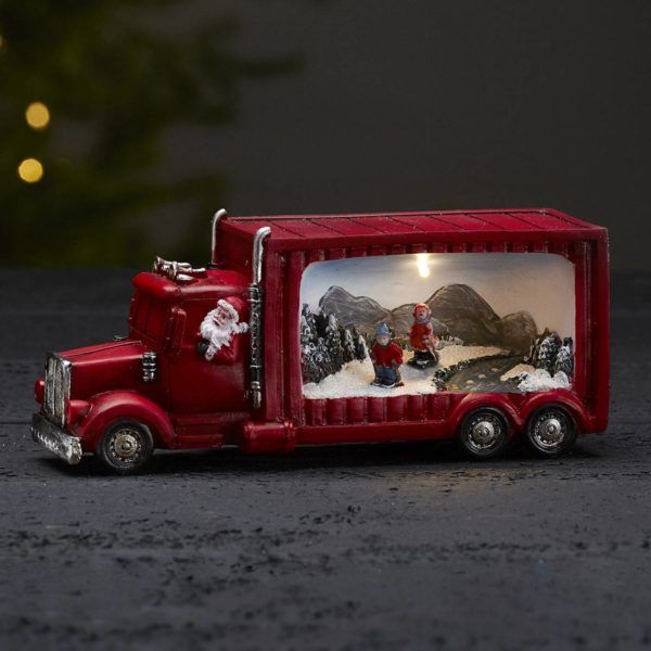 STAR TRADING Merryville – lampe déco LED camion du Père Noël STAR TRADING