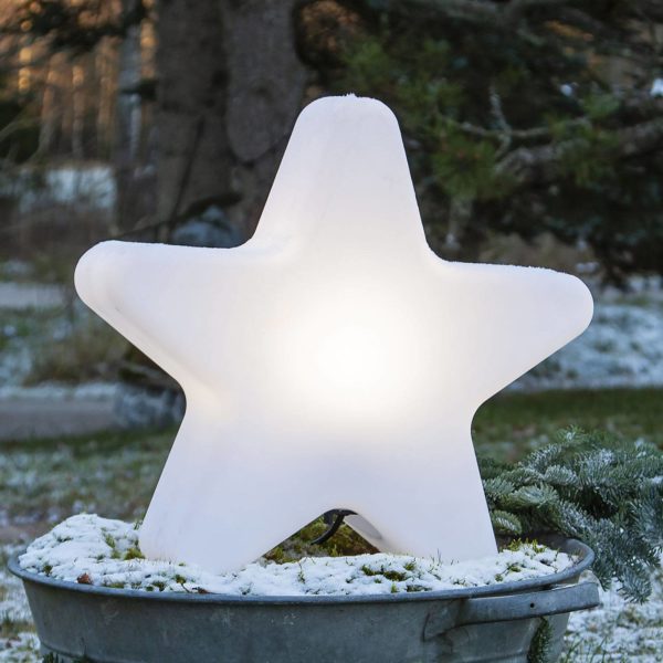 STAR TRADING Luminaire de terrasse Gardenlight, forme d’étoile STAR TRADING