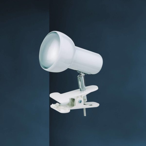 Busch Lampe à pince blanche EIFEL Busch