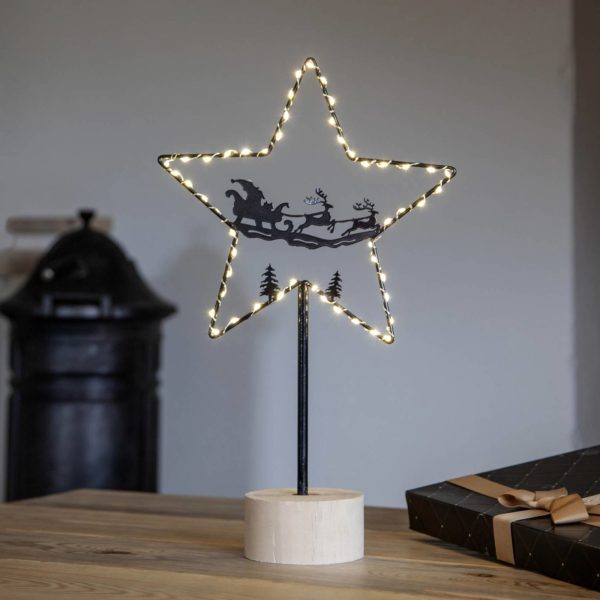 STAR TRADING Lampe décorative LED Glimta, étoile STAR TRADING