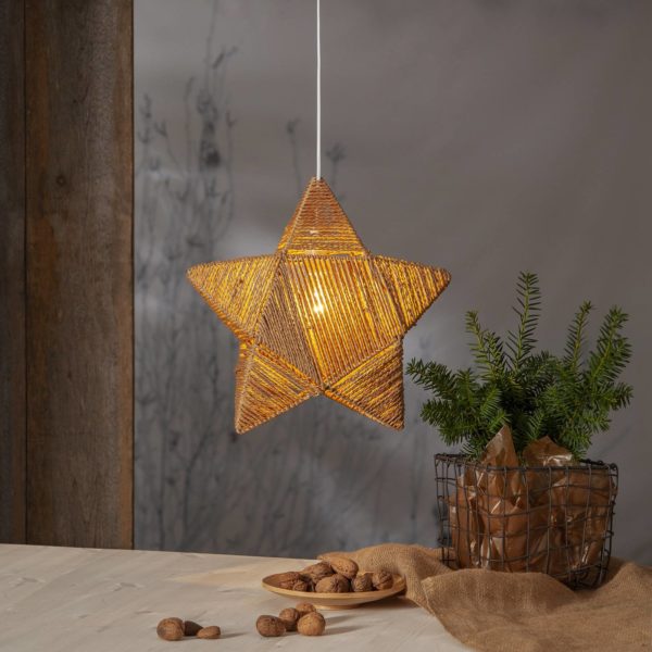 STAR TRADING Étoile déco Rappe en cordons de papier, suspendue STAR TRADING