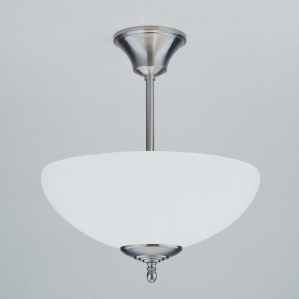 Berliner Messinglampen Plafonnier fait à la main ANNI nickel Berliner Messinglampen